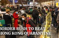 Coronavirus: cross-border commuters rush back to Hong Kong before city imposes quarantine measures